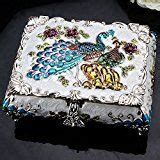 indonesian metal box peacock|Peacock Metal Box .